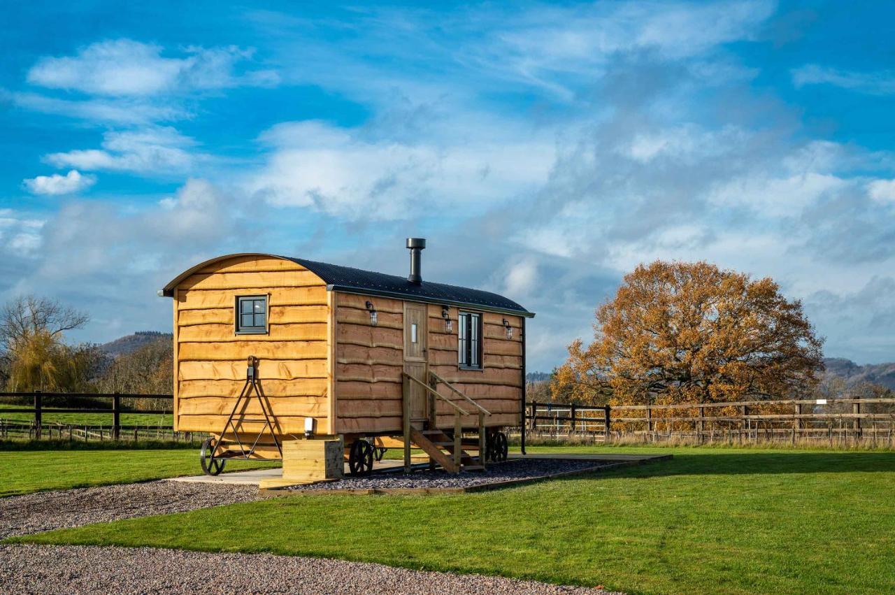 Monkwood Shepherds Hut - Ockeridge Rural Retreats Worcester Exterior foto